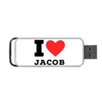 I love jacob Portable USB Flash (Two Sides) Back