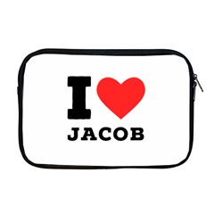 I Love Jacob Apple Macbook Pro 17  Zipper Case by ilovewhateva