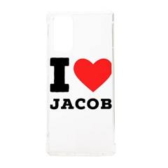 I Love Jacob Samsung Galaxy Note 20 Tpu Uv Case by ilovewhateva