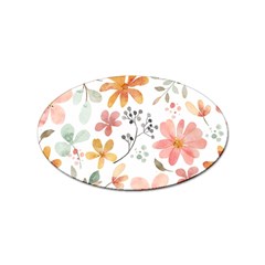 Flowers-107 Sticker (oval)