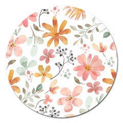 Flowers-107 Magnet 5  (round) by nateshop