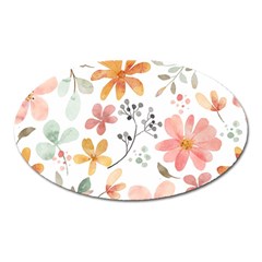 Flowers-107 Oval Magnet by nateshop