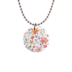 Flowers-107 1  Button Necklace by nateshop