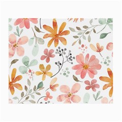 Flowers-107 Small Glasses Cloth (2 Sides) by nateshop