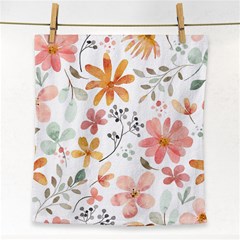 Flowers-107 Face Towel by nateshop