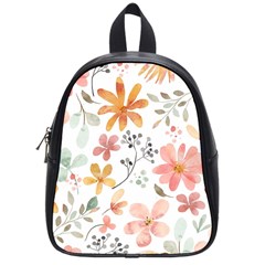 Flowers-107 School Bag (small) by nateshop