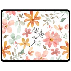 Flowers-107 Fleece Blanket (large) by nateshop