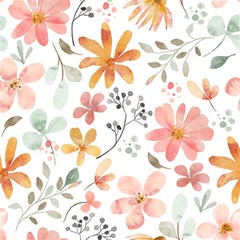 Flowers-107 Play Mat (square) by nateshop