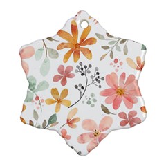 Flowers-107 Ornament (snowflake) by nateshop