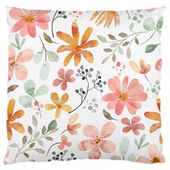 Flowers-107 Large Premium Plush Fleece Cushion Case (two Sides) by nateshop