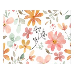 Flowers-107 Premium Plush Fleece Blanket (large) by nateshop