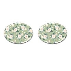 Flowers-108 Cufflinks (oval) by nateshop