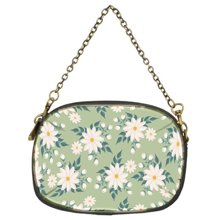 Flowers-108 Chain Purse (One Side)