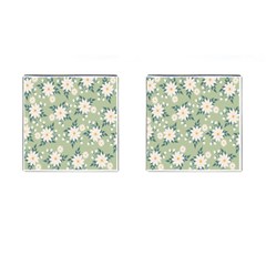 Flowers-108 Cufflinks (square) by nateshop