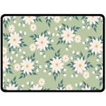 Flowers-108 Fleece Blanket (Large) 80 x60  Blanket Front