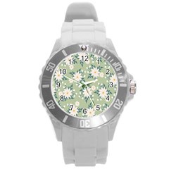 Flowers-108 Round Plastic Sport Watch (l) by nateshop