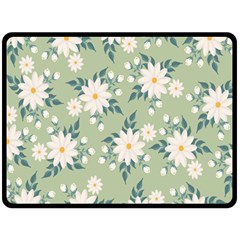 Flowers-108 Fleece Blanket (large) by nateshop