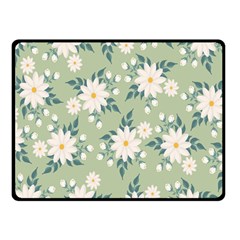 Flowers-108 Two Sides Fleece Blanket (small) by nateshop