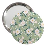 Flowers-108 3  Handbag Mirrors Front