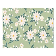 Flowers-108 Two Sides Premium Plush Fleece Blanket (large) by nateshop