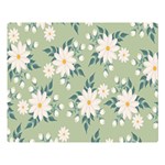 Flowers-108 Two Sides Premium Plush Fleece Blanket (Large) Blanket Back