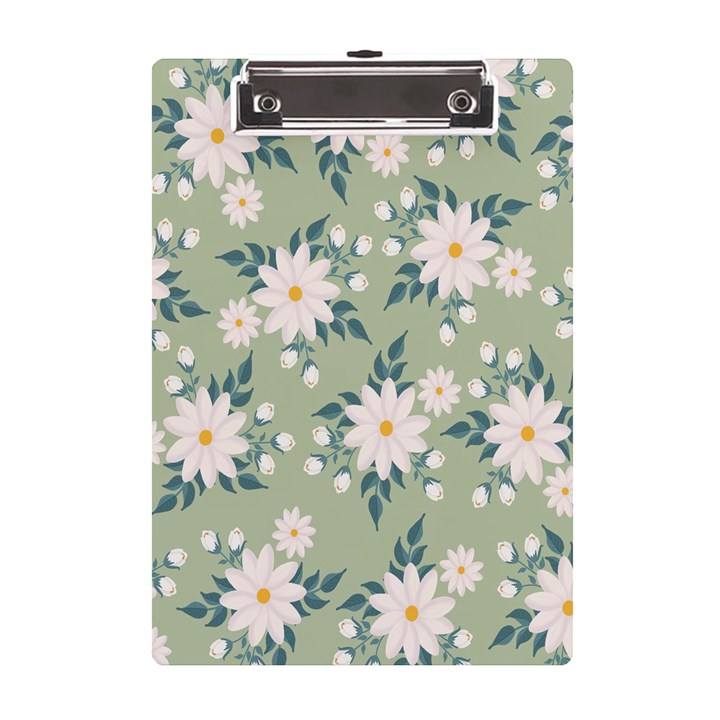 Flowers-108 A5 Acrylic Clipboard