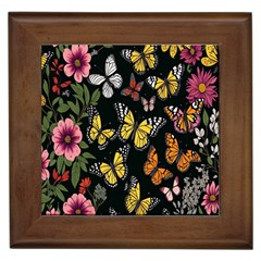 Flowers-109 Framed Tile