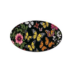 Flowers-109 Sticker (oval)