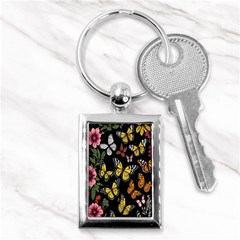 Flowers-109 Key Chain (rectangle) by nateshop