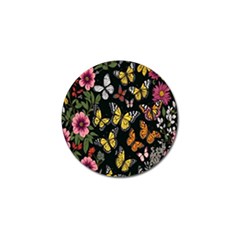 Flowers-109 Golf Ball Marker by nateshop