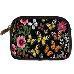 Flowers-109 Digital Camera Leather Case