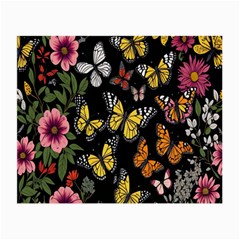 Flowers-109 Small Glasses Cloth (2 Sides) by nateshop