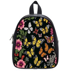 Flowers-109 School Bag (small) by nateshop