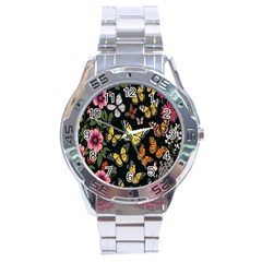 Flowers-109 Stainless Steel Analogue Watch