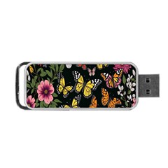 Flowers-109 Portable USB Flash (One Side)