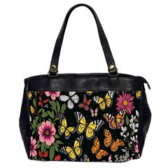 Flowers-109 Oversize Office Handbag (2 Sides) by nateshop