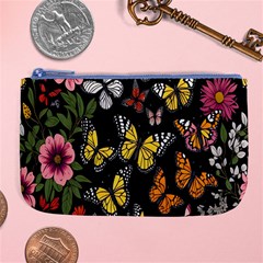 Flowers-109 Large Coin Purse by nateshop