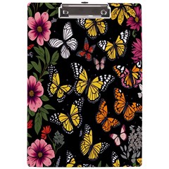 Flowers-109 A4 Acrylic Clipboard by nateshop