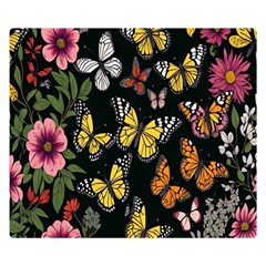 Flowers-109 Premium Plush Fleece Blanket (small)