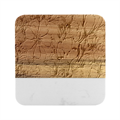 Generated Marble Wood Coaster (square) by nateshop