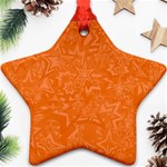 Orange-chaotic Ornament (Star) Front