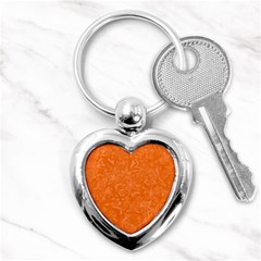 Orange-chaotic Key Chain (heart) by nateshop