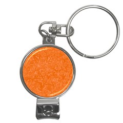 Orange-chaotic Nail Clippers Key Chain by nateshop