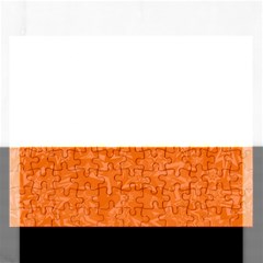 Orange-chaotic Rectangular Jigsaw Puzzl by nateshop