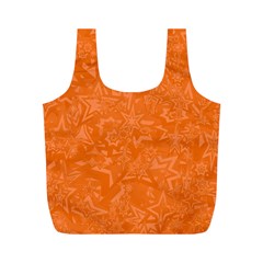 Orange-chaotic Full Print Recycle Bag (m) by nateshop