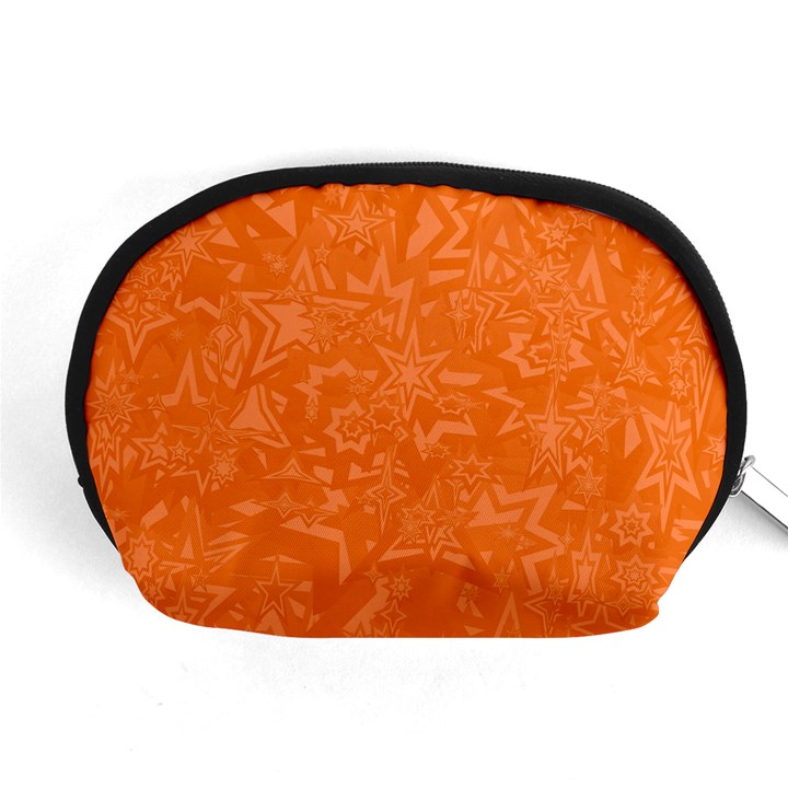 Orange-chaotic Accessory Pouch (Medium)