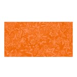 Orange-chaotic Satin Wrap 35  x 70  Front