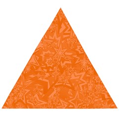 Orange-chaotic Wooden Puzzle Triangle by nateshop