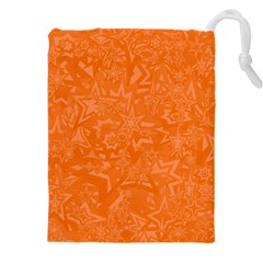 Orange-chaotic Drawstring Pouch (4xl) by nateshop