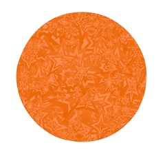 Orange-chaotic Mini Round Pill Box (pack Of 5) by nateshop